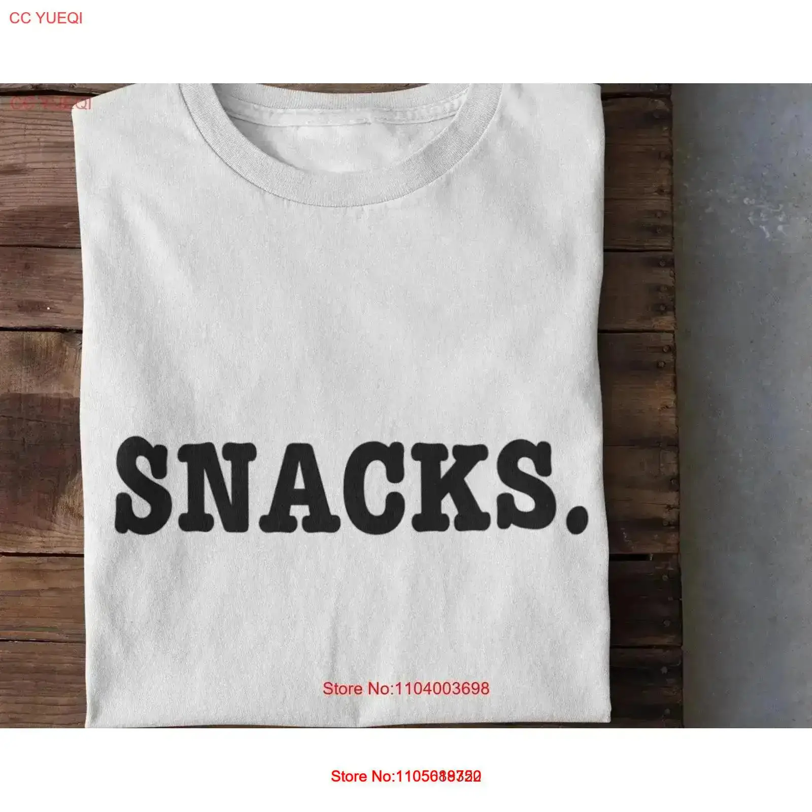 Food And Snacks Ideas - スナックTシャツ 面白い食べ物柄 カジュアルな服装 トレンディなアイデア 愛好家の服 快適なトップス