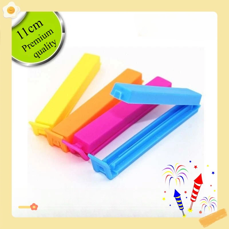 Food And Snacks Ideas - マルチパック 11cm プラスチック製シーリングクリップ 5～50個入り 食品保存クリップ 防湿