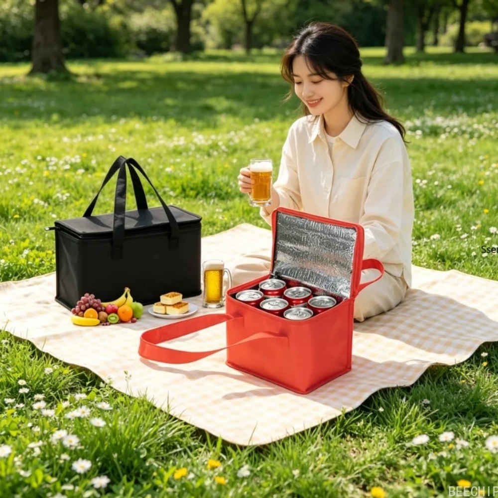 ポータブルランチクーラーバッグ 折りたたみ式断熱ピクニックア - Food Snacks Delivery のレビューと価格