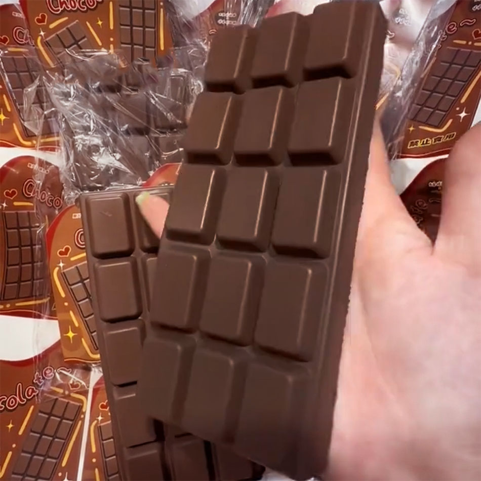 チョコレートバー型スクイーズフィジェットトイ、ゆっくり戻るス - Korean Food Snacks のレビューと価格