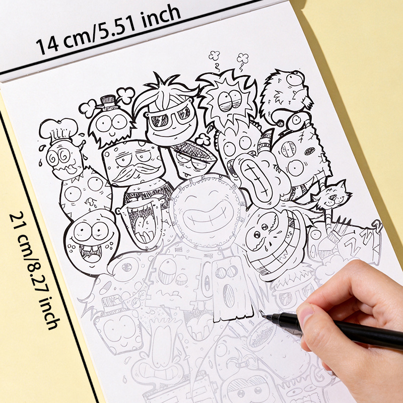 大人向けの減圧瞑想用手描き塗り絵、花/肖像画/城/食べ物など - Food And Snacks Coloring Book のレビューと価格