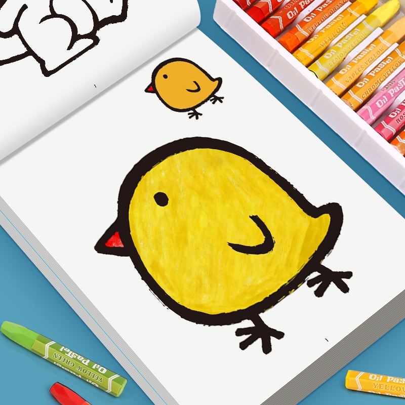 子供向けお絵かきブック、カラーケース付き、落書き風の漫画の動 - Food And Snacks Coloring Book のレビューと価格